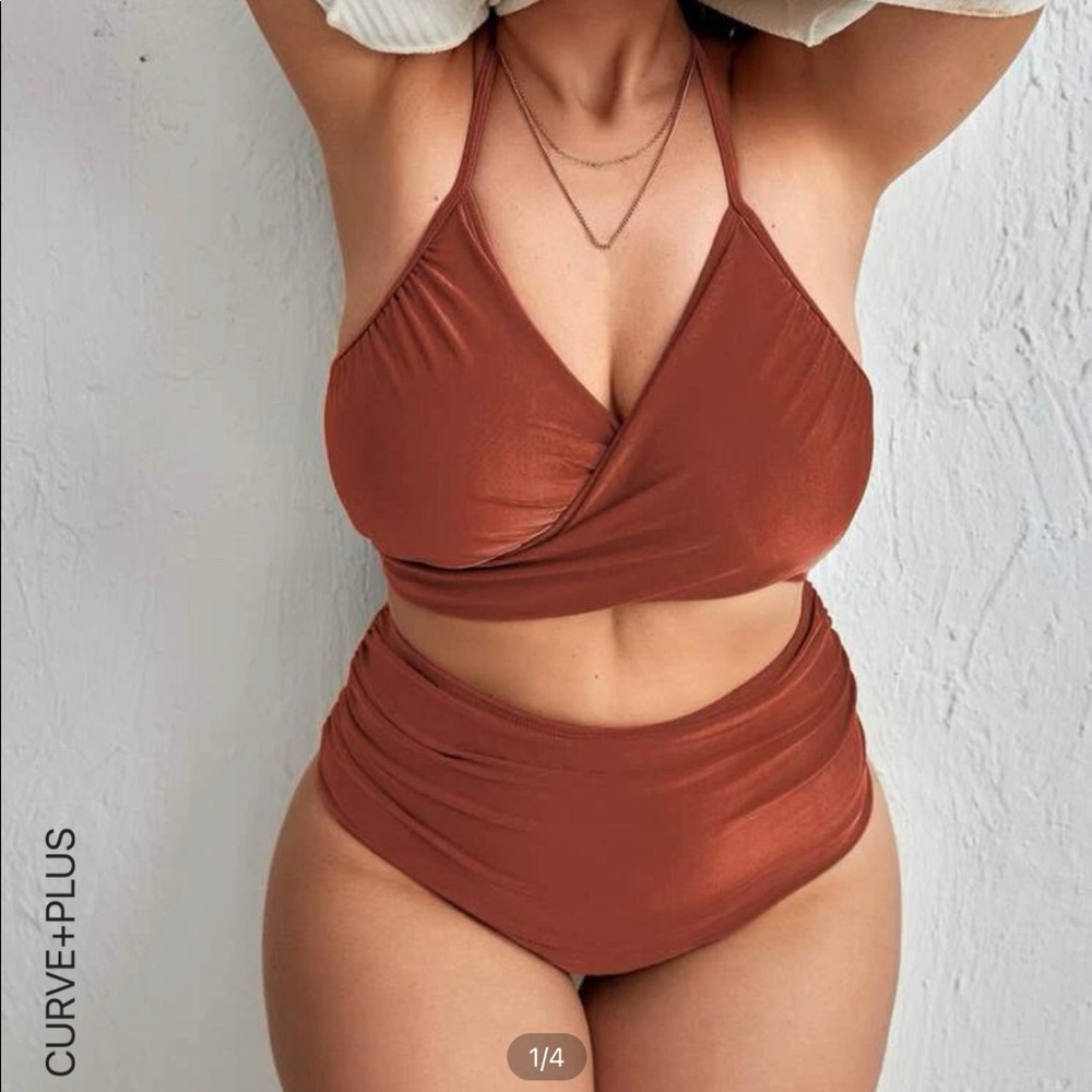 NWOT Shein Curve Wrap Bikini